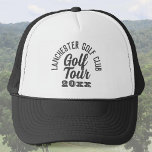Golfers Golf Tour Truckerkappe<br><div class="desc">Golfers Golf Tour Hat. Ein Hut für Golfer, die auf Tour gehen. Golf Hut mit Golf Tour und Jahr der Tour.</div>