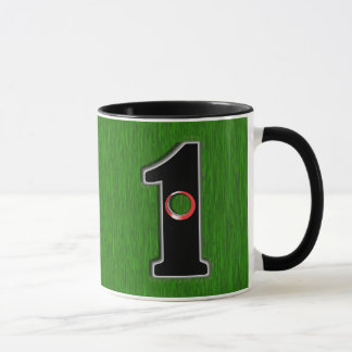 Golfers Loch in One. Glück oder Geschick? Tasse