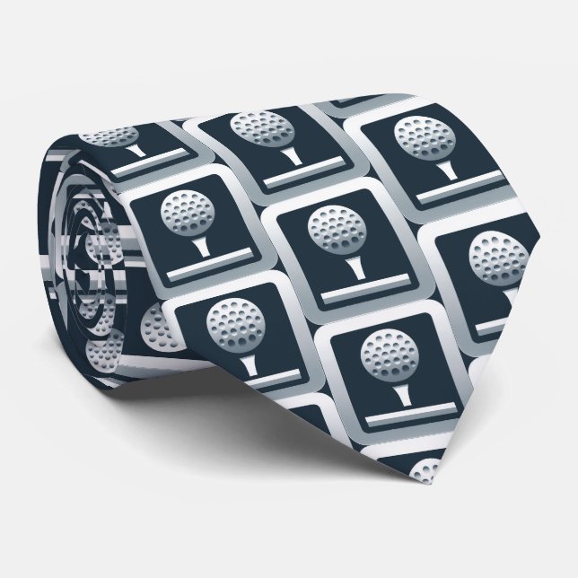 Golfer's Neck Tie Krawatte (Gerollt)