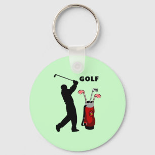 Golfers Schlüsselanhänger