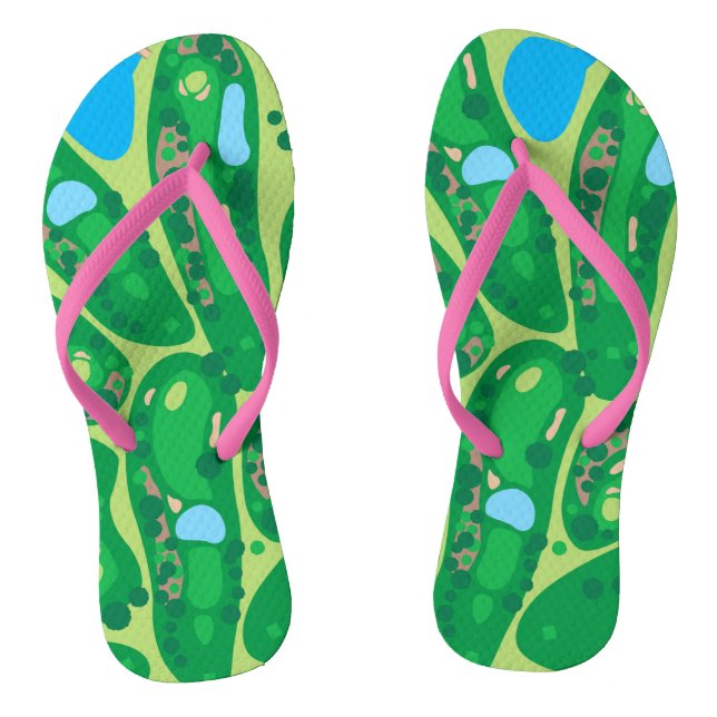 Golfers Spaß Flip Flops (Fußbett)