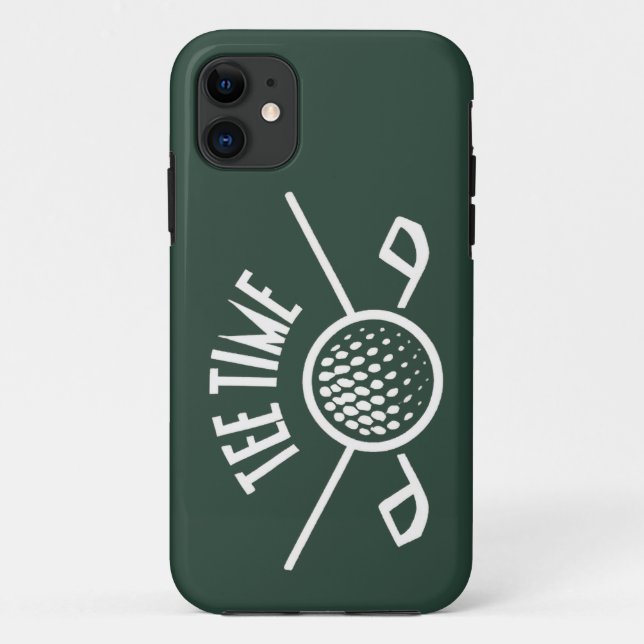 Golfers T-Shirt Time Case-Mate iPhone Hülle (Rückseite)