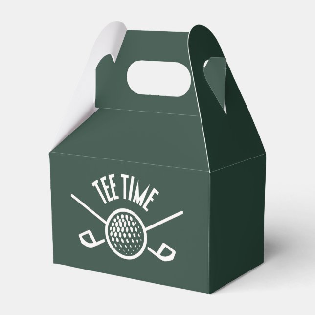 Golfers T-Shirt Time Geschenkschachtel (Vorderseite)