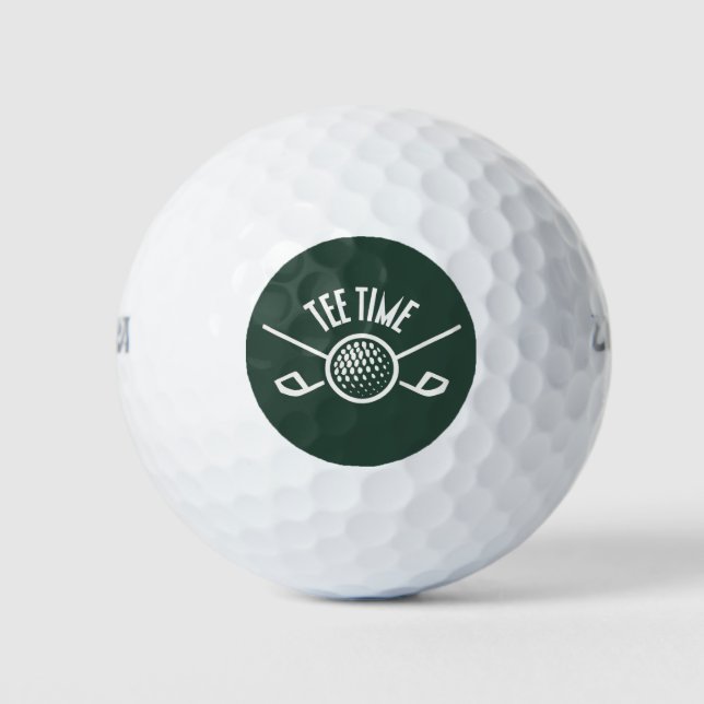 Golfers T-Shirt Time Golfball (Vorderseite)