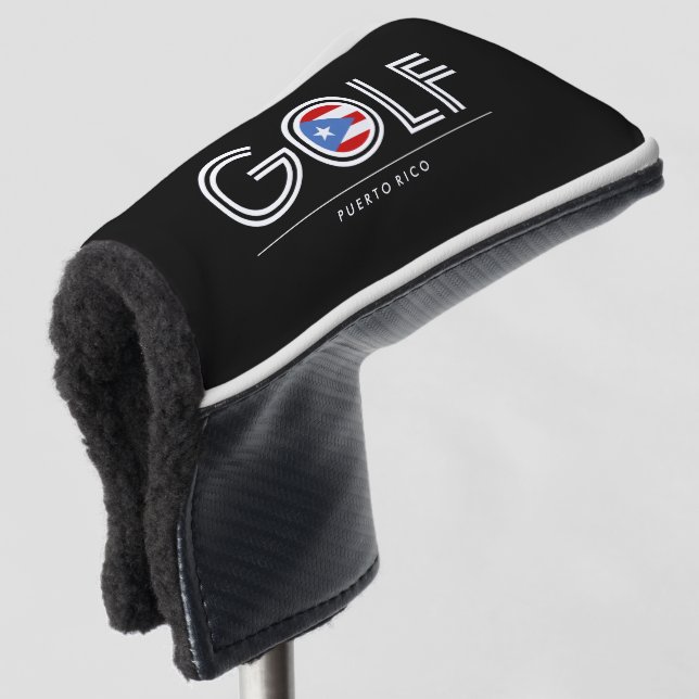 Golfflagge von Puerto Rico Golf Headcover (3/4 Vorderseite)