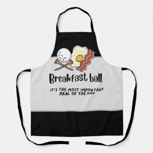 Golffrühstück mit frittiertem Ei für Golfer Schürze