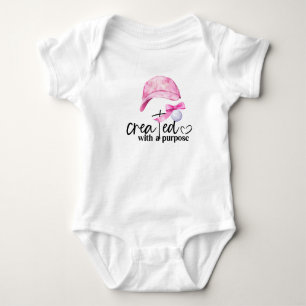 Golfgeschenk für Baby Shower Girl mit Golfball Strampler