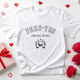 Golfgeschenk für den 40. 50. 60. 70. Geburtstag Go T-Shirt