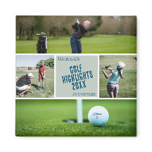 Golfgeschenk für Foto-Magnet