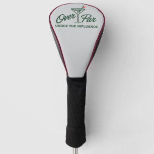 Golfgeschenk über Par und unter Einfluss Golf Headcover