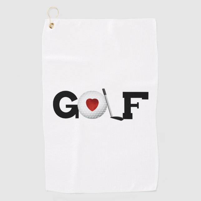 Golfhandtuch (Vorderseite)