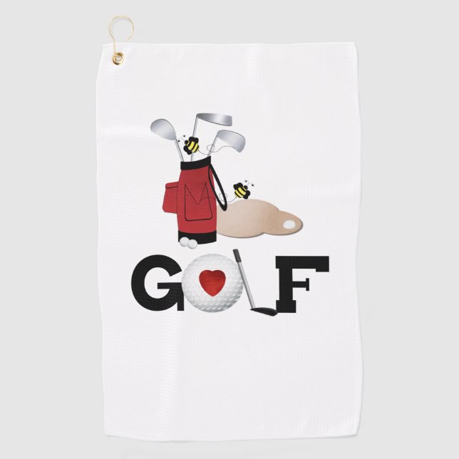 Golfhandtuch (Vorderseite)