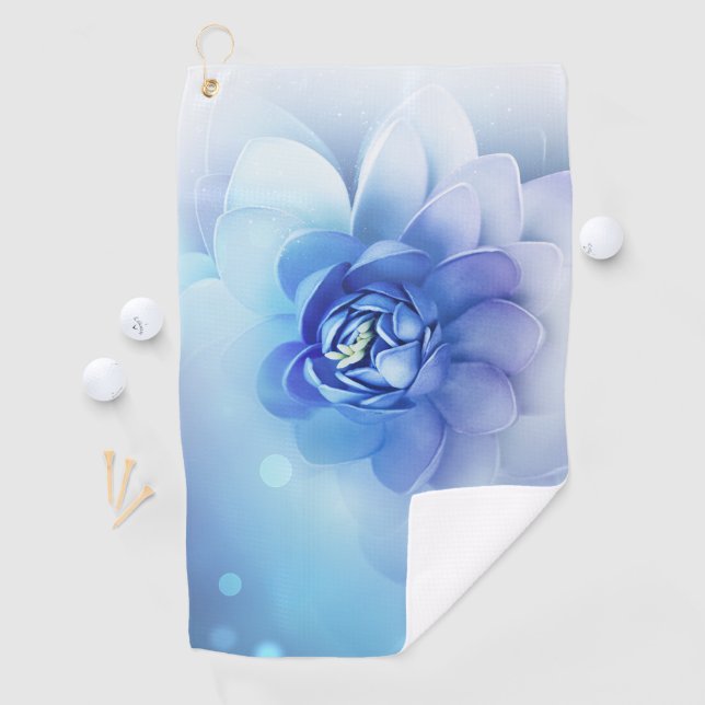 Golfhandtuch - Blaue Blume (Insitu)