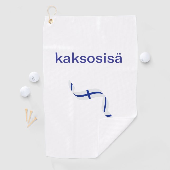 Golfhandtuch für Vater finnischer Twins (Insitu)