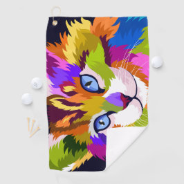 Golfhandtuch - Katze