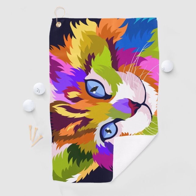 Golfhandtuch - Katze (Insitu)