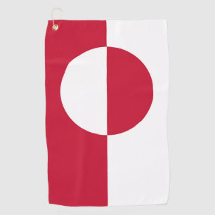 Golfhandtuch mit der Flagge Grönlands