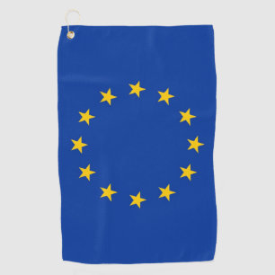 Golfhandtuch mit europäischer Gewerkschaft