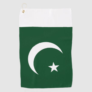 Golfhandtuch mit pakistanischer Flagge