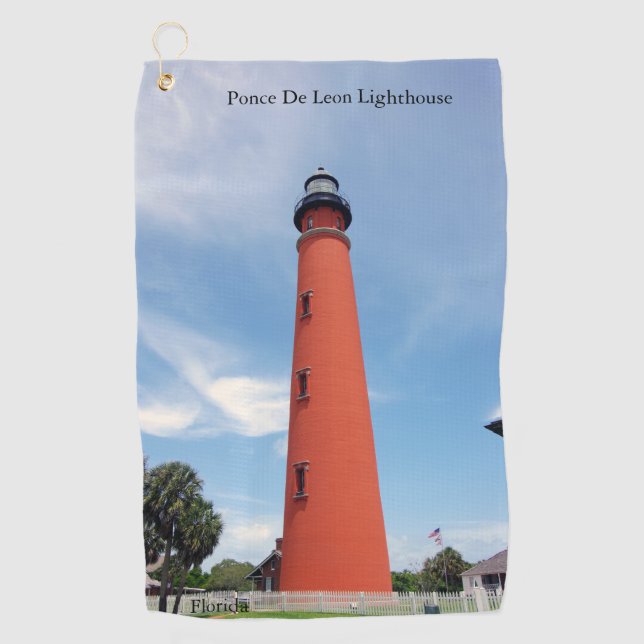 Golfhandtuch Ponce De Leon Lighthouse (Vorderseite)