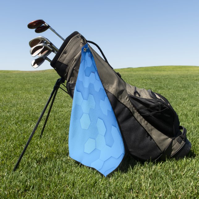 Golfhandtuch - Schwarzweiß (Gras)