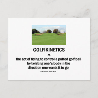 Golfikinetik Postkarte