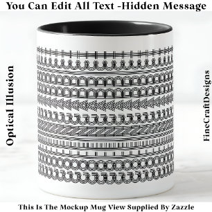 Golfing Addict Hidden Message Funny Novelty 111B Tasse