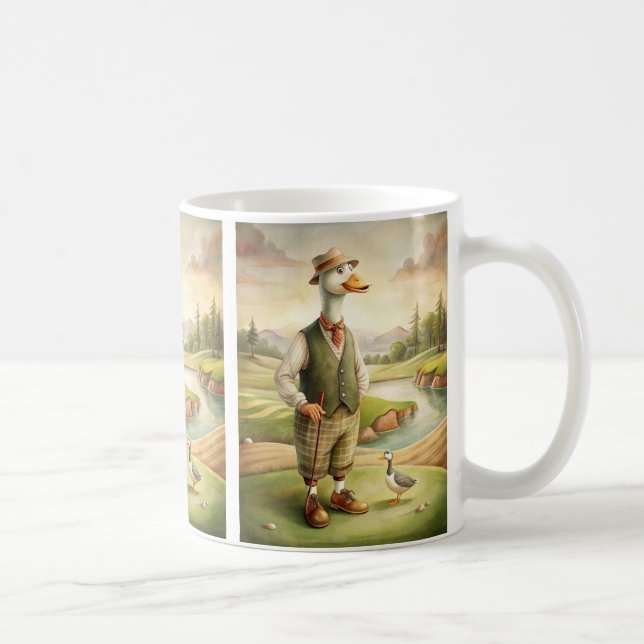 Golfing Animal Coffee Mug Kaffeetasse (Rechts)