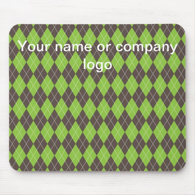 Golfing Argyll grüne Mauspad. Mousepad (Vorne)