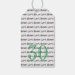 Golfing Birthday 30 LET'S BOGEY Fun Golf Ball Geschenkanhänger