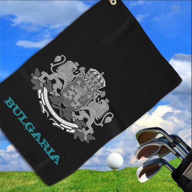 Golfing Bulgarien & Bulgarisches Wappen / Flagge Golfhandtuch (Von Creator hochgeladen)