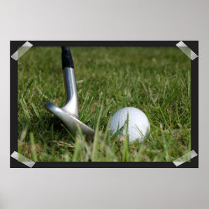 Golfing Foto Poster