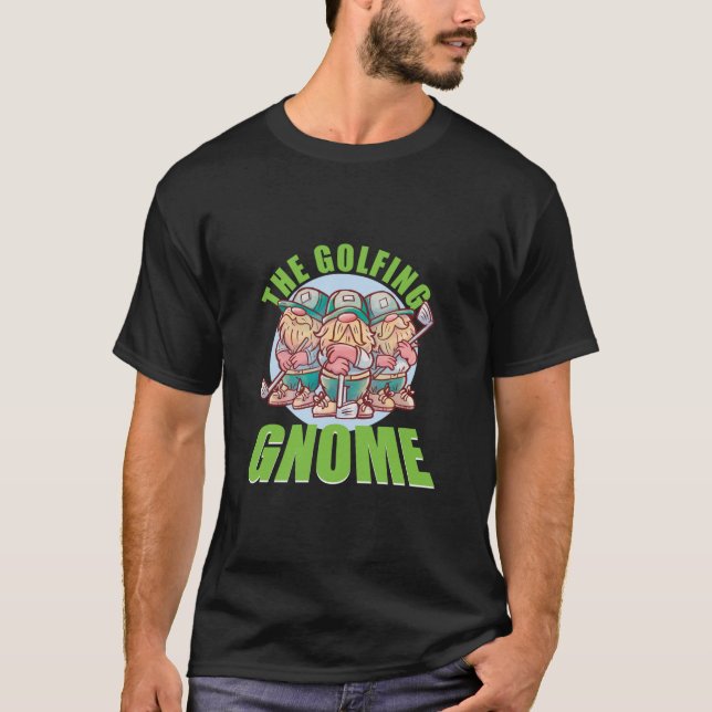 Golfing Gnome Golfer Family Group Matching Christm T-Shirt (Vorderseite)