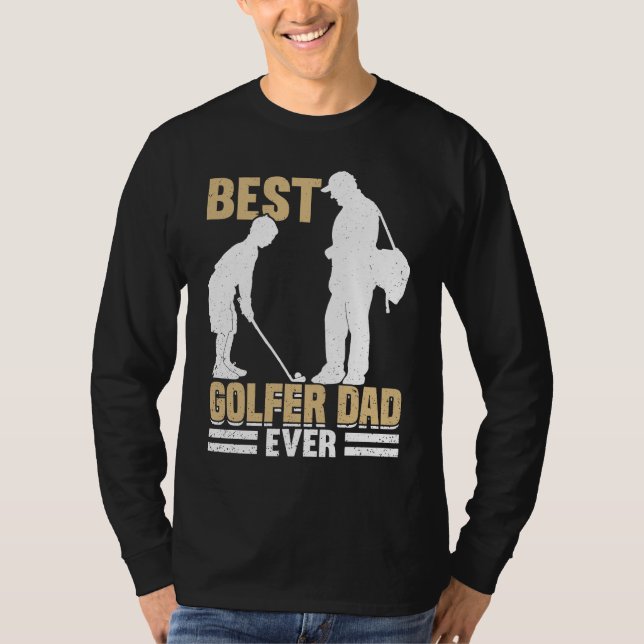 Golfing Golf Player Coach Father Golfer Dad  6 T-Shirt (Vorderseite)