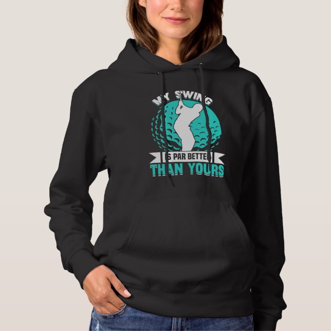 Golfing Golf Player Coach Golfer  13 Hoodie (Vorderseite)