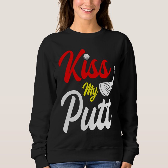 Golfing Golf Player Coach Golfer  15 Sweatshirt (Vorderseite)