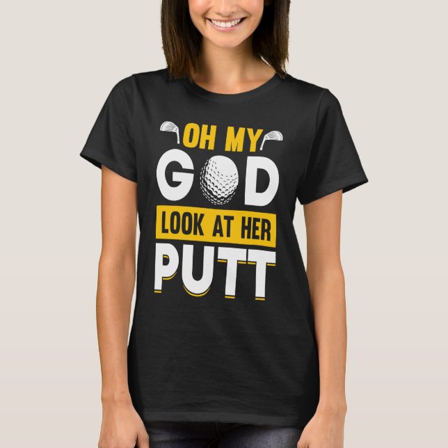 Golfing Golf Player Coach Golfer  7 T-Shirt (Vorderseite)
