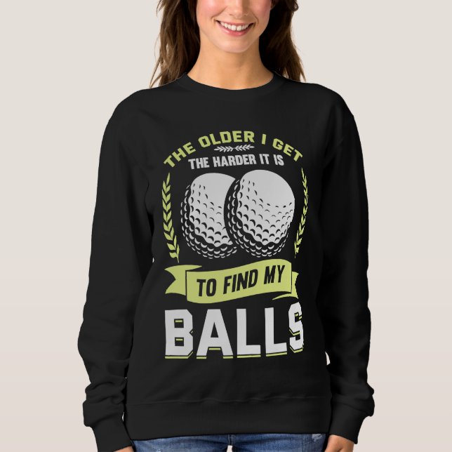 Golfing Golf Player Coach Golfer Sweatshirt (Vorderseite)