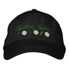 Golfing Guru Bestickte Baseballkappe
