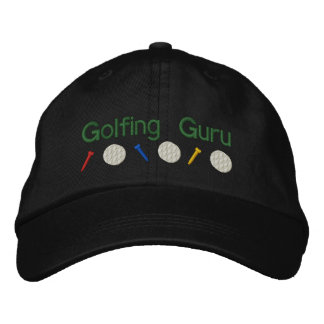 Golfing Guru Bestickte Baseballkappe