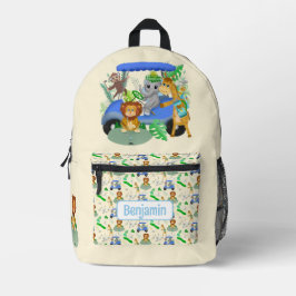 Golfing Jungle Animals Baby personalisieren Bedruckter Rucksack
