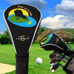 Golfing Kiwi Bird & Sport in Neuseeland Golf Headcover