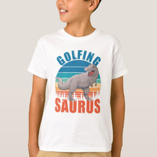 Golfing Saurus Funny T Rex Dinos Gift T-Shirt