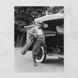 Golfing Senator, 1920er Postkarte