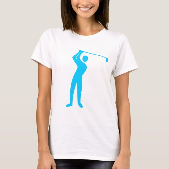 Golfing - Sky Blue T-Shirt (Vorderseite)