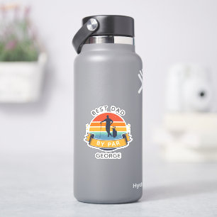 Golfing Vater Vathers Day Outdoorsportag Aufkleber
