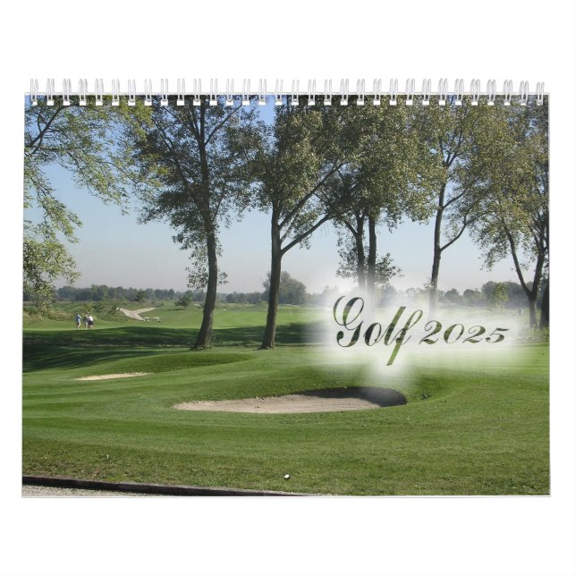 Golfkalender 2025 kalender (Titelbild)