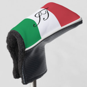 GOLFkopf-Putterabdeckung der italienischen Flagge Golf Headcover
