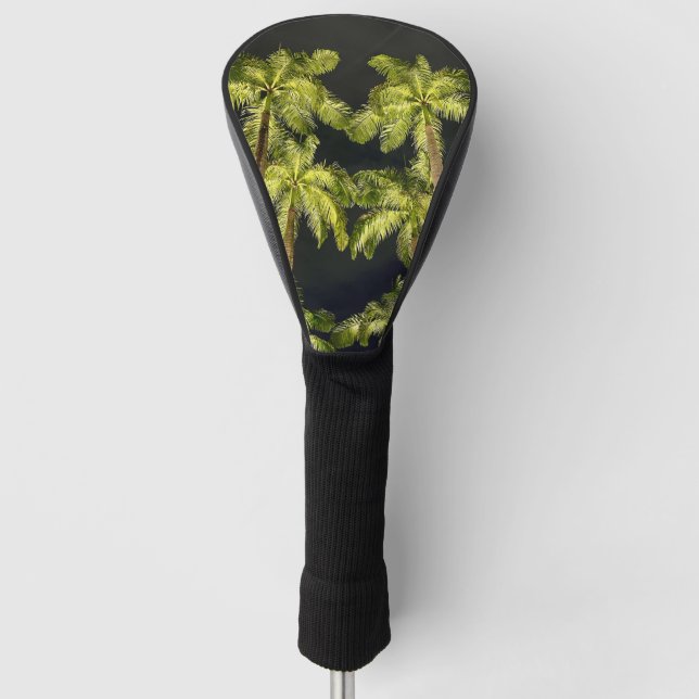 Golfkopfabdeckung Palmbaum Golf Headcover (Vorderseite)