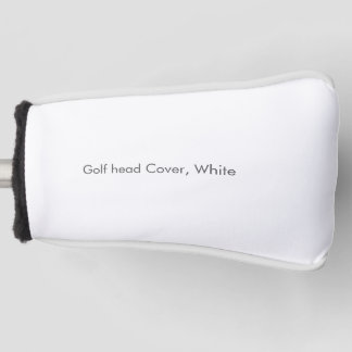 Golfkopfabdeckung, Weiß Golf Headcover